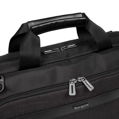 Picture of CitySmart 14,15,15.6" SlimlineTopload Laptop Case - Black/Grey