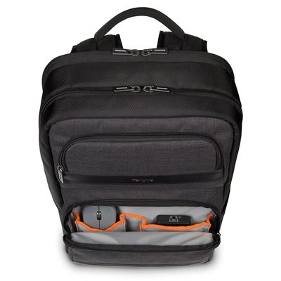 Picture of CitySmart 12.5 13 13.3 14 15 15.6" Advanced Laptop Backpack - Black/Grey