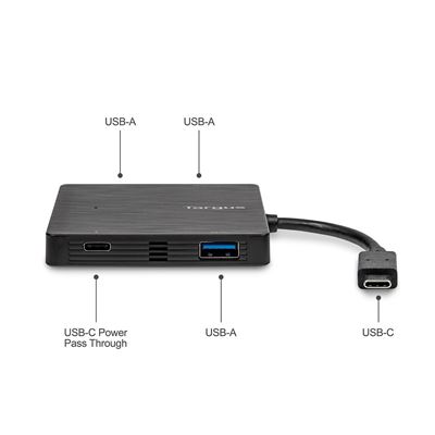 Picture of USB-C Hub To 3 x USB-A and 1x USB-C Power Delivery Pass Through