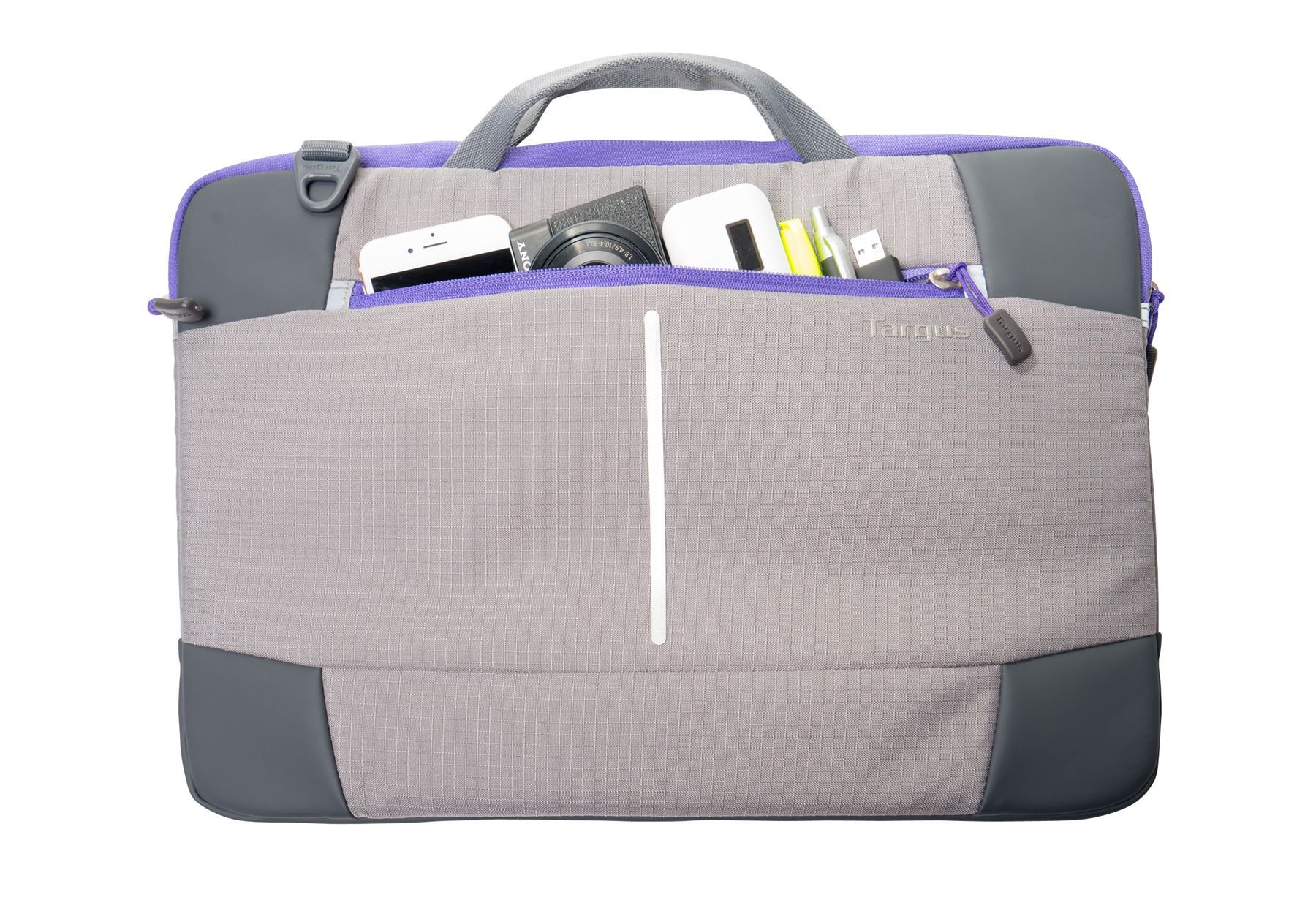 15.6” Bex II Laptop Slipcase TSS88607AU Grey/Purple Sleeves Targus