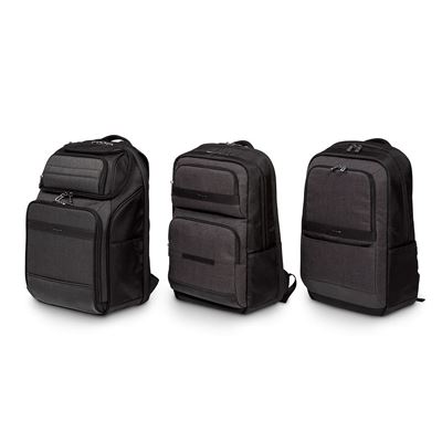 Picture of CitySmart 12.5 13 13.3 14 15 15.6" Professional Laptop Backpack - Black/Grey