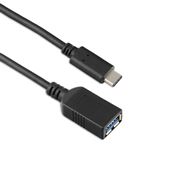 Picture of USB-C To USB-A(f) 3.1 Gen1 5Gbps (15cm Cable 3A) - Black