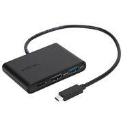 Picture of USB-C to HDMI/USB-C/USB-A Adapter With Power Delivery - Black