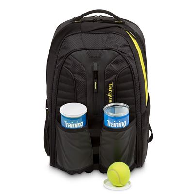 Picture of Work + Play Rackets 15.6" Laptop Backpack - Black/Yellow