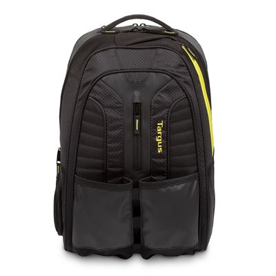 Picture of Work + Play Rackets 15.6" Laptop Backpack - Black/Yellow