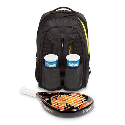 Picture of Work + Play Rackets 15.6" Laptop Backpack - Black/Yellow