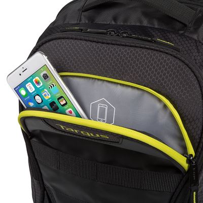 Picture of Work + Play Fitness 15.6" Laptop Backpack - Black/Yellow