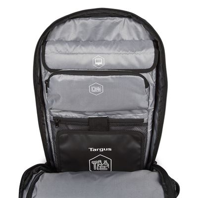 Picture of Work + Play Fitness 15.6" Laptop Backpack - Black/Yellow