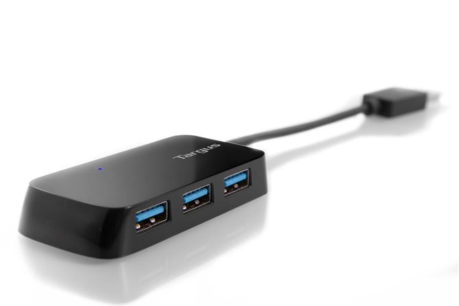 Usb 30 4 Port Hub Black