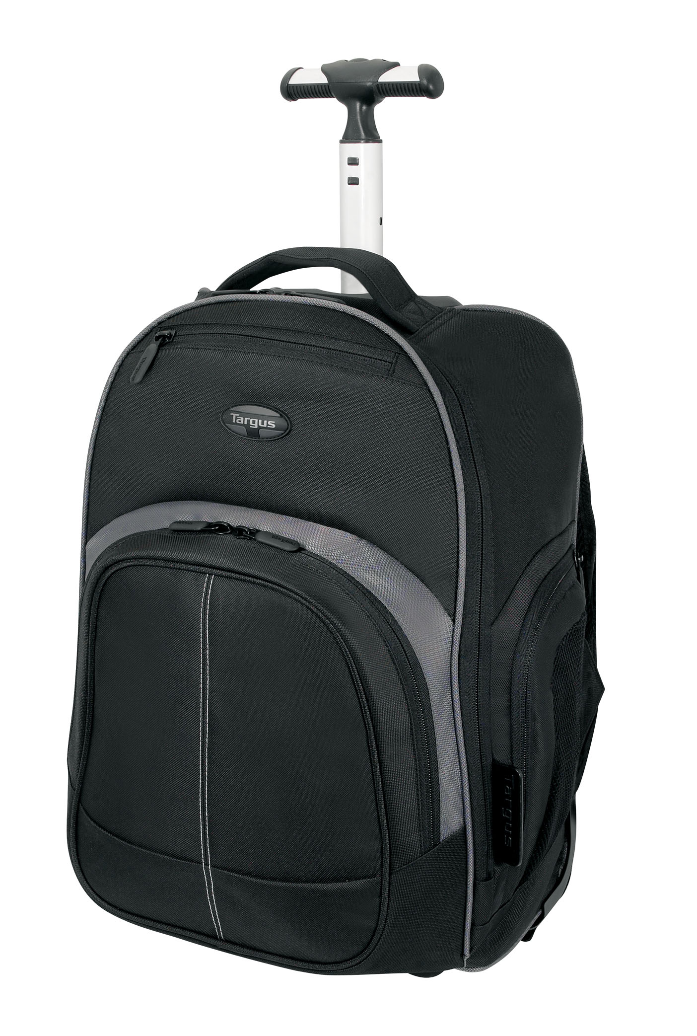 black rolling backpack