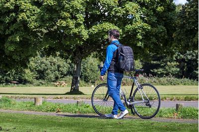 Picture of Work + Play Cycling 15.6" Laptop Backpack - Black