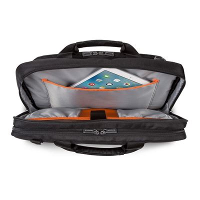 Picture of CitySmart 14,15,15.6" High Capacity Topload Laptop Case - Black/Grey