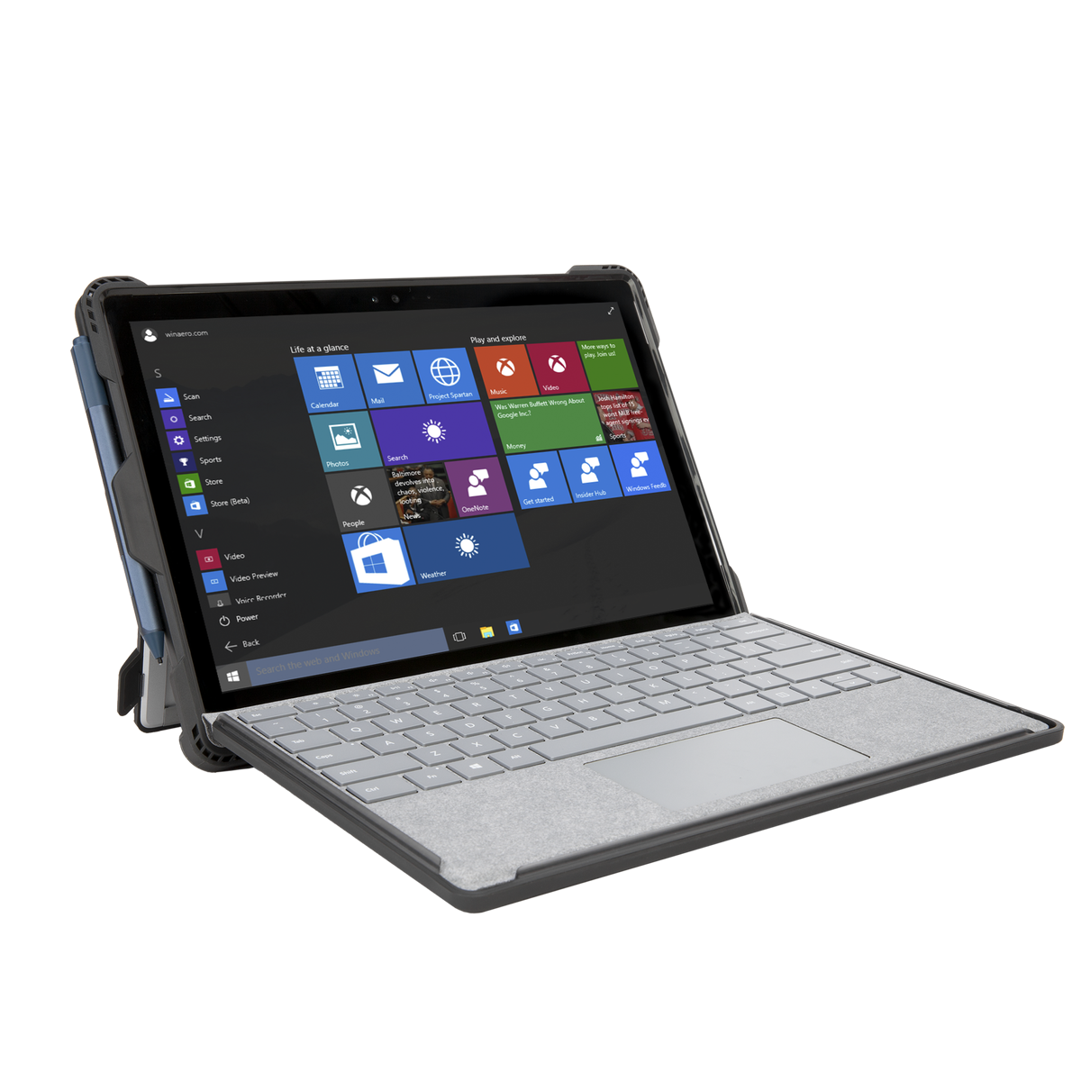 Safeport Rugged Case For Microsoft Surface Pro 2018 And