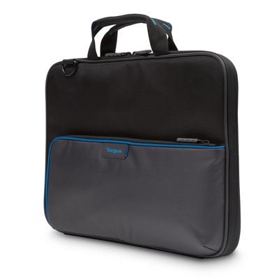 Picture of Education Dome Protection 13.3" Work-in Clamshell Laptop Bag - Black/Grey