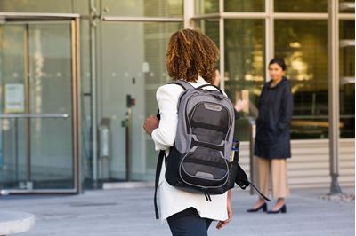 Picture of Work + Play Fitness 15.6" Laptop Backpack - Grey