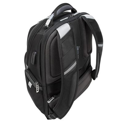 Picture of DrifterTrek 11.6-15.6" Laptop Backpack with USB Power Pass-Thru - Black