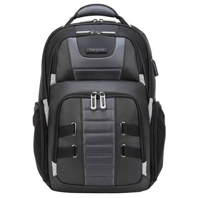 Picture of DrifterTrek 11.6-15.6" Laptop Backpack with USB Power Pass-Thru - Black