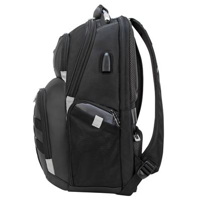 Picture of DrifterTrek 11.6-15.6" Laptop Backpack with USB Power Pass-Thru - Black