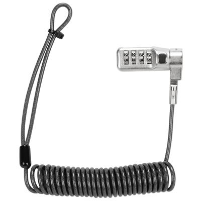 Picture of DEFCON® 3-in-1 Resettable Coiled Cable Combination Lock