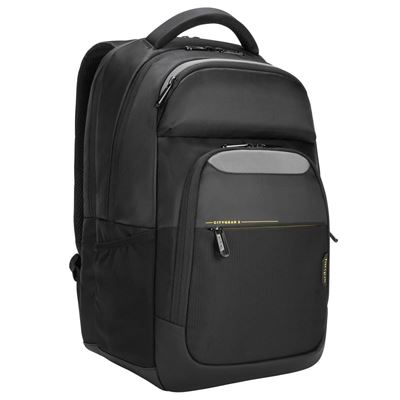 Black Targus CityGear Durable Backpack Designed for Travel and Commute with Dome Protection fit up to 14-15.6-Inch Laptop TCG660GL